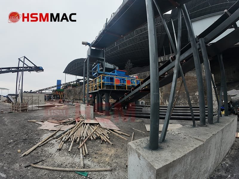 Hydraulic Double Tooth Roller Crusher