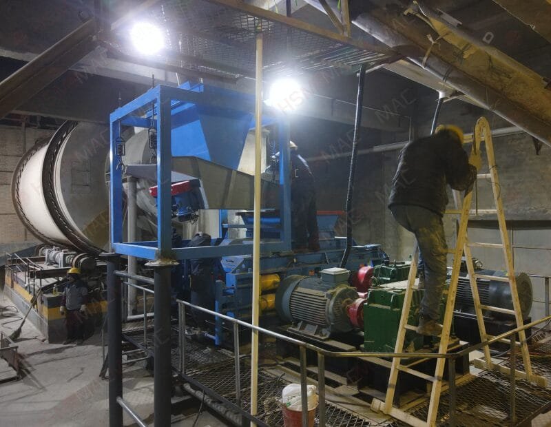 Sandstone crusher production site