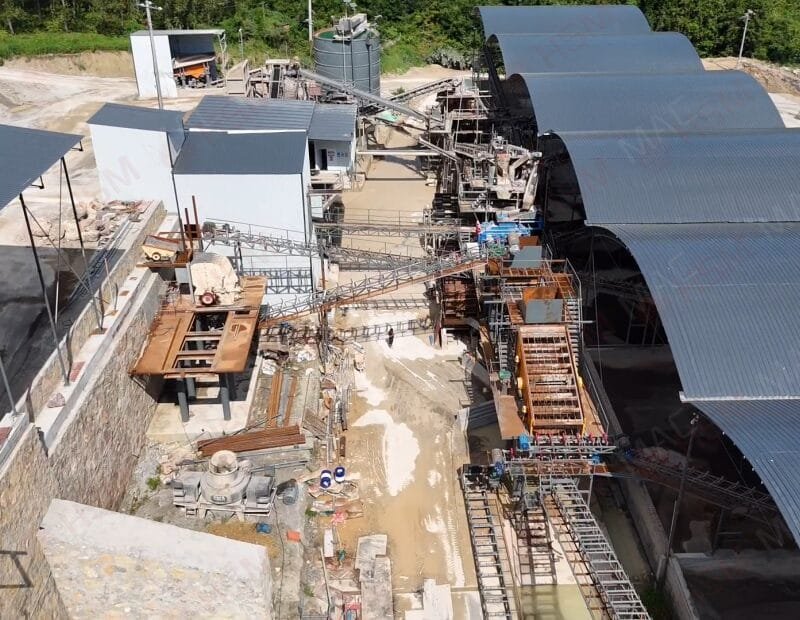 Limestone Crusher Production Site