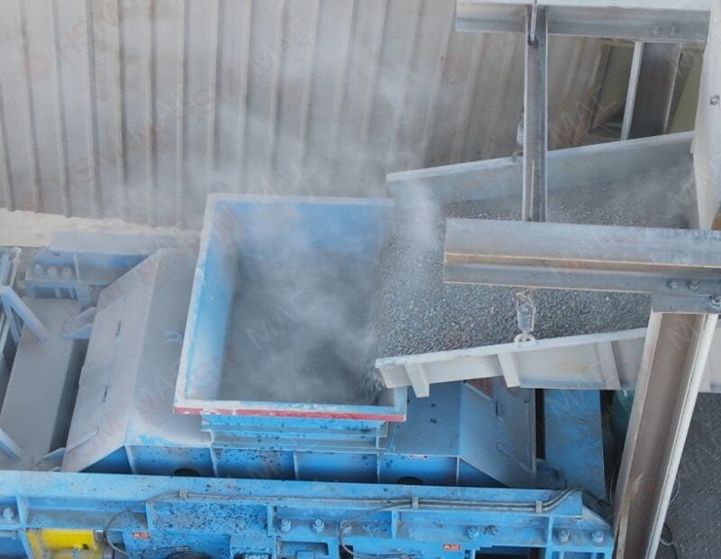 Gold ore crusher is in production Gold ore crusher is in production
