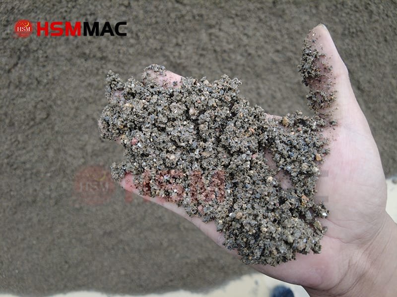Finished Sand from the HSM Double-Roll Sand Maker Finished Sand from the HSM Double-Roll Sand Maker