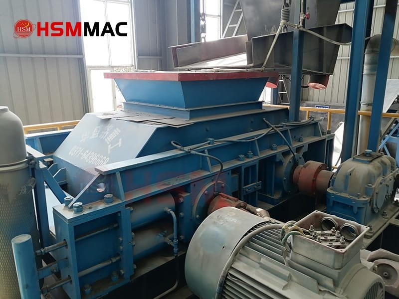 HSM Double Roll Crusher Operating in a Power Plant Coal Handling System HSM Double Roll Crusher Operating in a Power Plant Coal Handling System